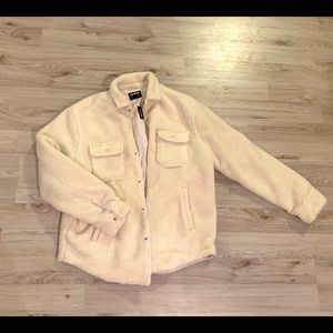 NWT Express Men’s Button Up Sherpa Jacket